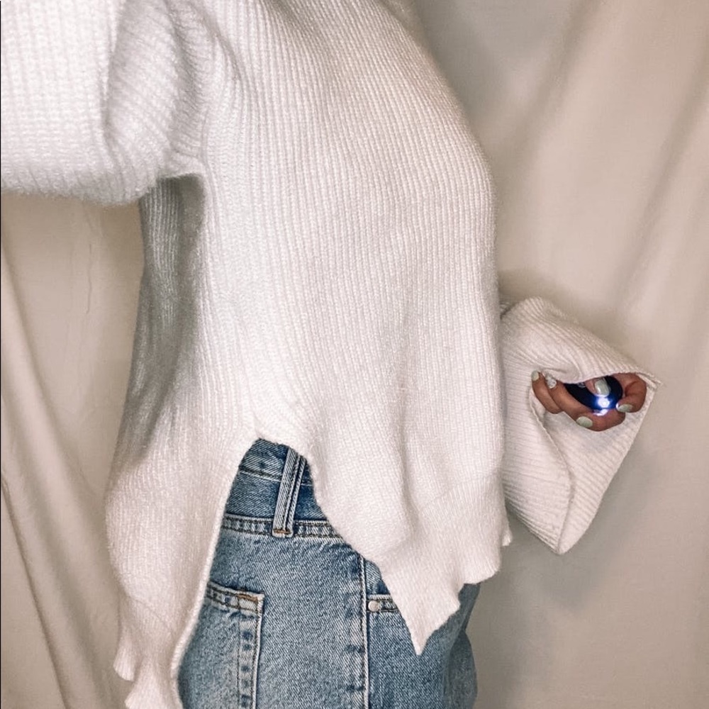 Princess Polly White Knit Sweater